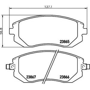 накладки PAGID T1331 
