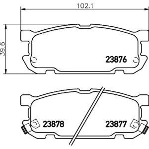 накладки PAGID T1337 