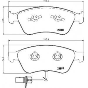накладки PAGID T1416 
