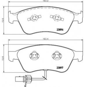 накладки PAGID T1224 