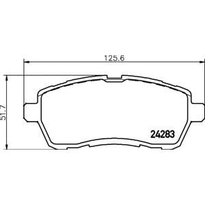 накладки PAGID T1687