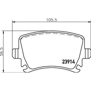 накладки PAGID T1377