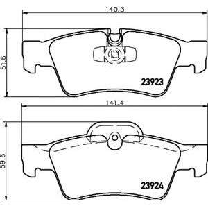 накладки PAGID T1455 