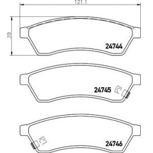 накладки PAGID T1836 