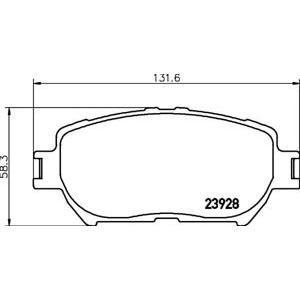 накладки PAGID T1359 