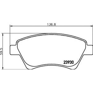 накладки PAGID T1373