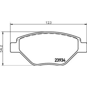 накладки PAGID T1374