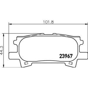 накладки PAGID T1379