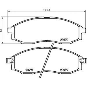 накладки PAGID T1384 