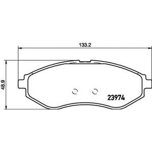 накладки PAGID T1443 