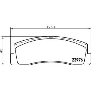 накладки PAGID T1459