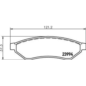 накладки PAGID T1484 