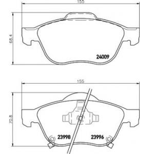накладки PAGID T1418 