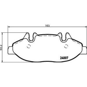 накладки PAGID T1382 