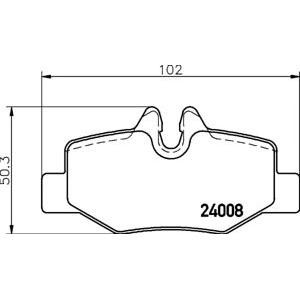 накладки PAGID T1383 