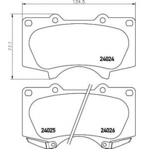 накладки PAGID T1795