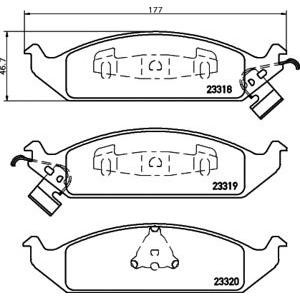 накладки PAGID T1694 