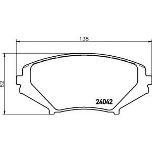 накладки PAGID T1402 