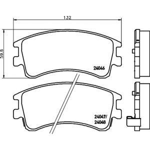 накладки PAGID T1429 