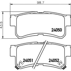 накладки PAGID T1430 