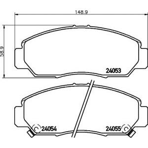 накладки PAGID T1411 