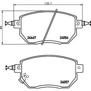 накладки PAGID T1425 