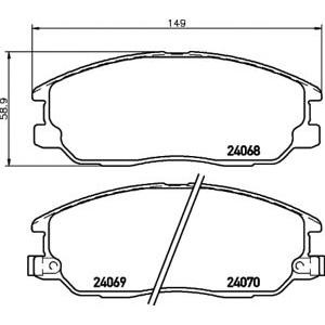 накладки PAGID T1362 