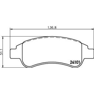 накладки PAGID T1468 