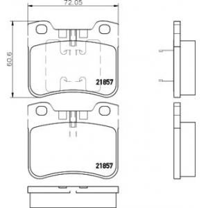 накладки PAGID T1138 