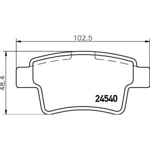 накладки PAGID T1703