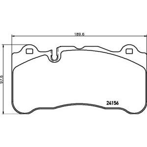 накладки PAGID T1632
