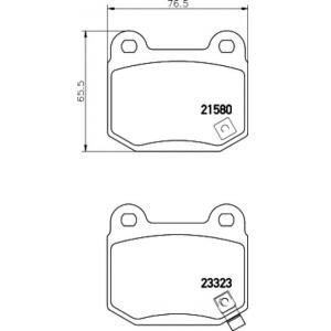 накладки PAGID T1386 