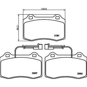 накладки PAGID T5119 