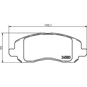 накладки PAGID T1719 