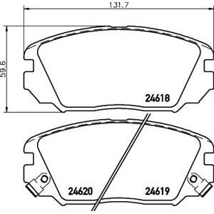 накладки PAGID T1723 