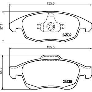 накладки PAGID T1701 