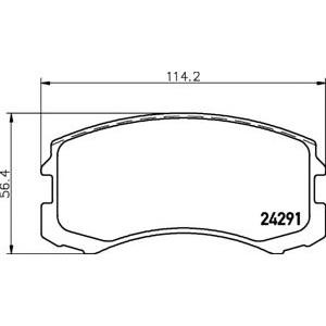 накладки PAGID T1671 