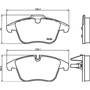 накладки PAGID T1732 