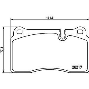 накладки PAGID T1686 