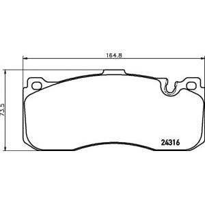 накладки PAGID T1784 