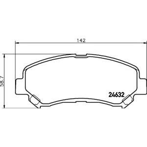 накладки PAGID T1751 