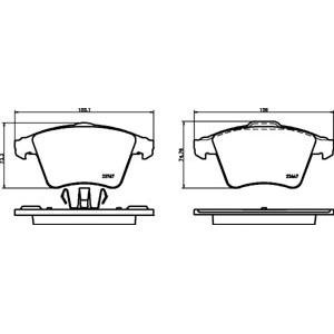 накладки PAGID T1754 