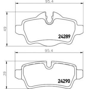накладки PAGID T1738 
