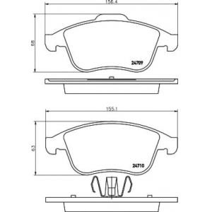накладки PAGID T1775