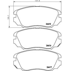 накладки PAGID T1669 