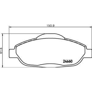 накладки PAGID T1766 