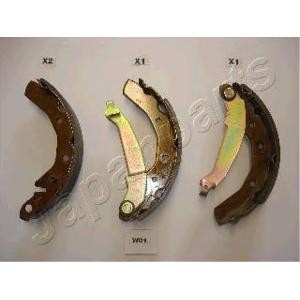комплект спирачни челюсти JAPANPARTS GF-W01AF