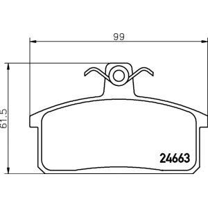 накладки PAGID T1713 