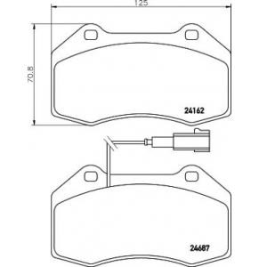 накладки PAGID T1786 