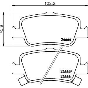 накладки PAGID T1727 